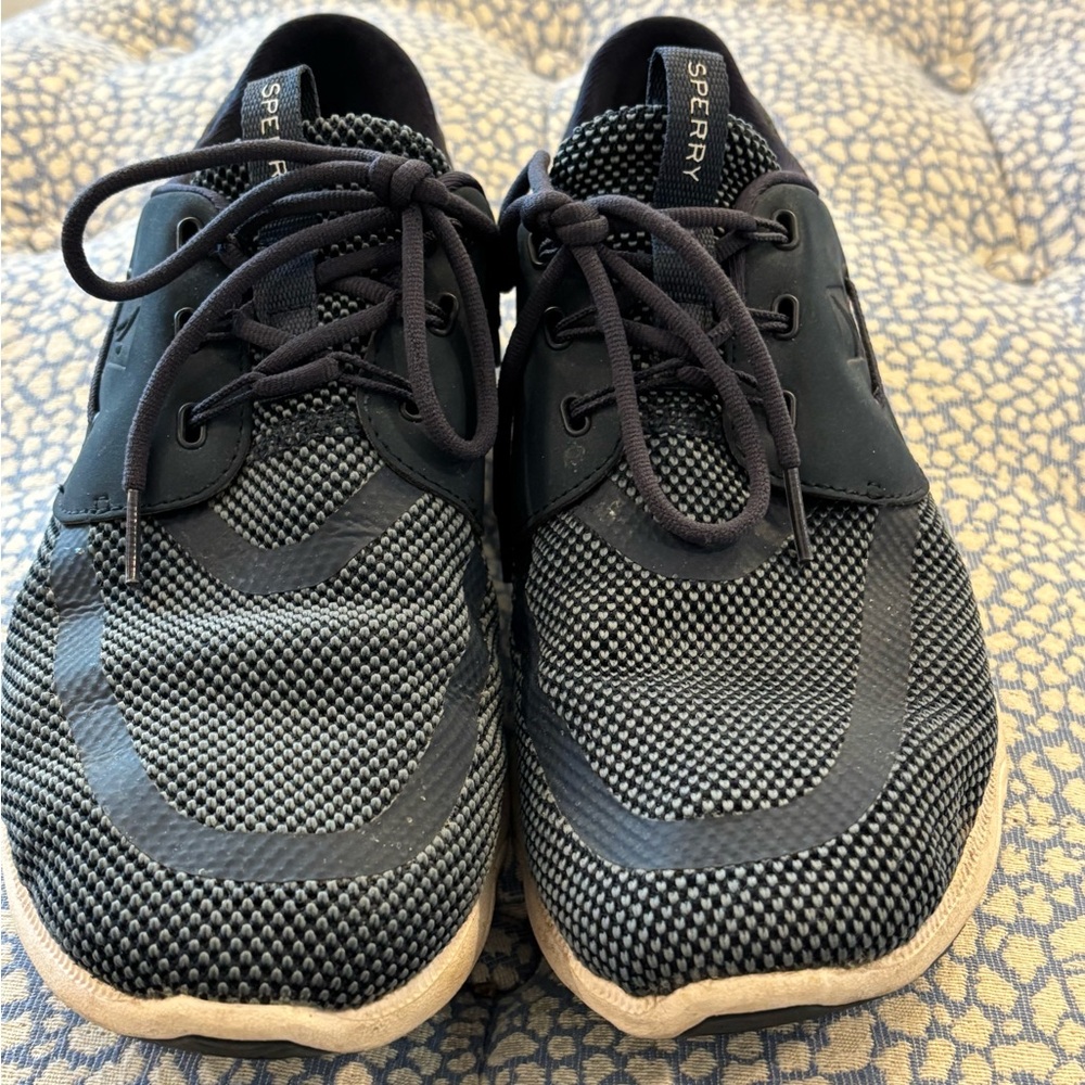 Sperry Blue  Boat Shoes Breathable Mesh Upper